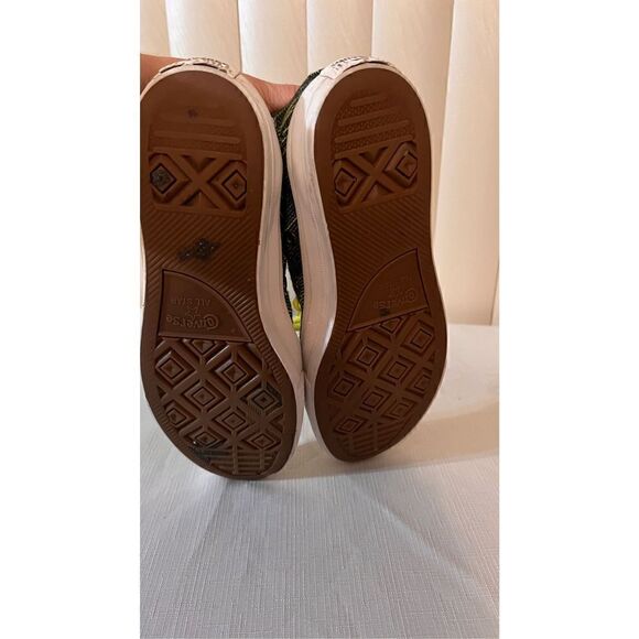 CONVERSE CHUCK TAYLER II ALL STAR SHOES NEON GREEN BLACK 151086 MENS 6.5 WOMENS - Picture 8 of 10